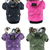 Winter Warm Faux Pockets Pet Coat