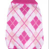 Lattice Knitwear Sweater Pet Coat