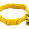 Polka Dot Print Adjustable Pet Collars With Bell